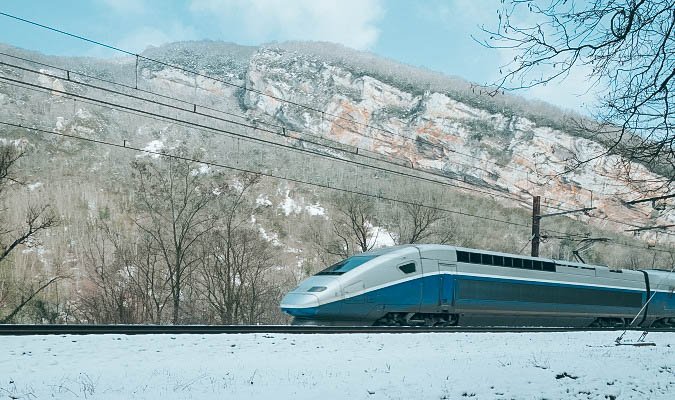 Travel in France by Train Photo