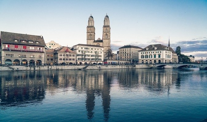 Zurich in January