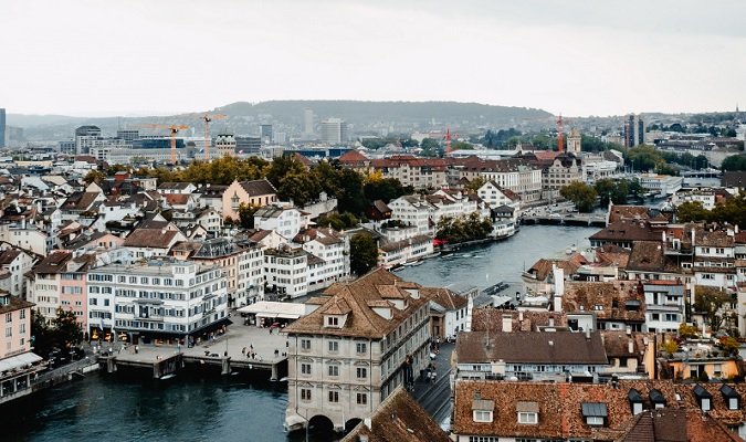 Enjoy the View of Zurich from Lindenhof Hill