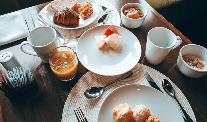 Breakfast in a Hotel in Brazil