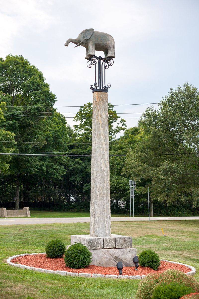 Memorial To America's First Circus Elephant In Somers