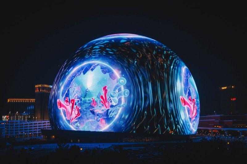 Exosphere LED Animations You Can Watch From Outside