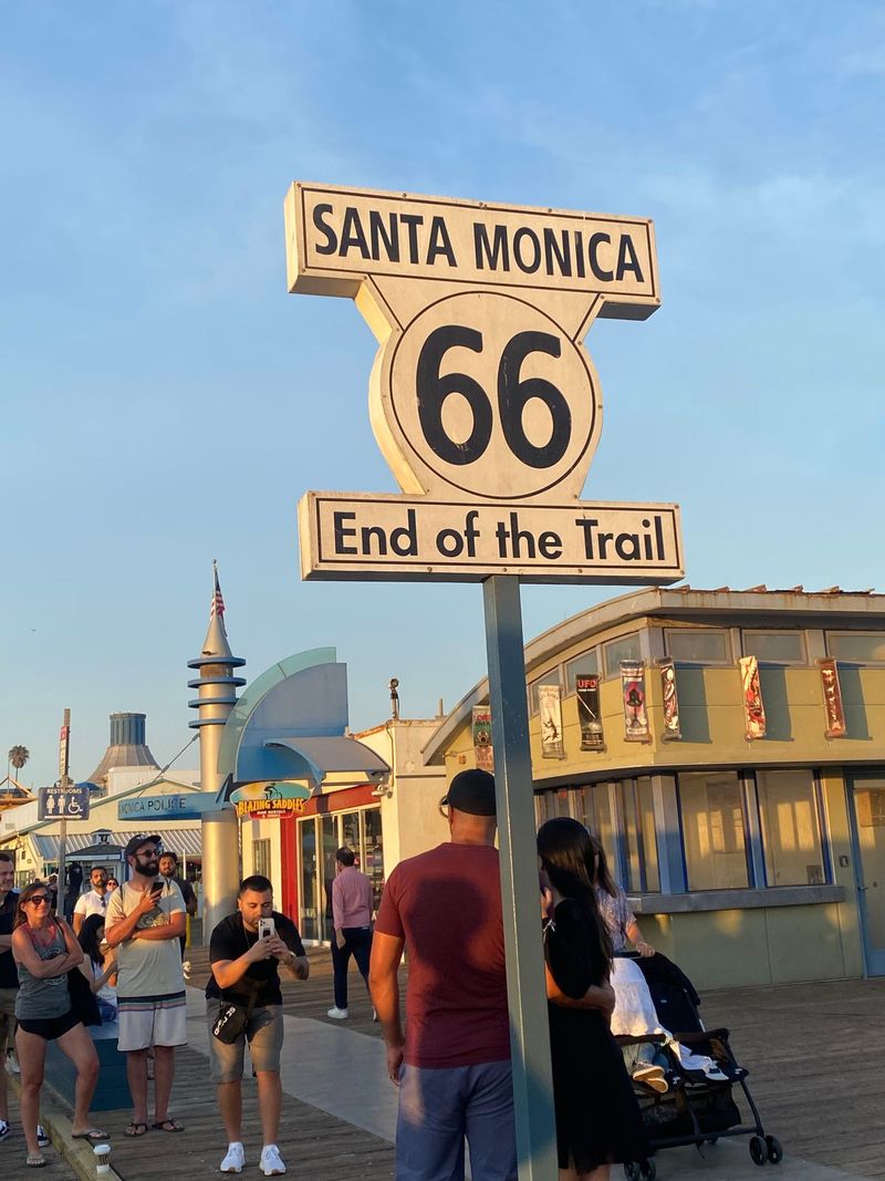 Route 66 End Santa Monica Pier California