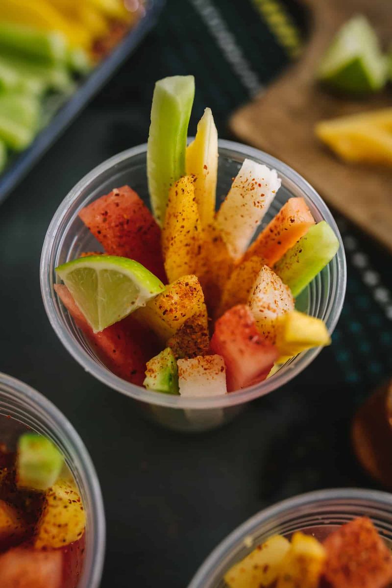 Fresh Fruit Cups with Tajín