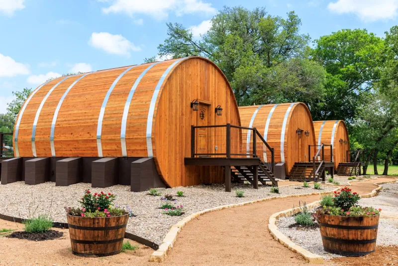 Wine Barrel Cabin Unique Stays