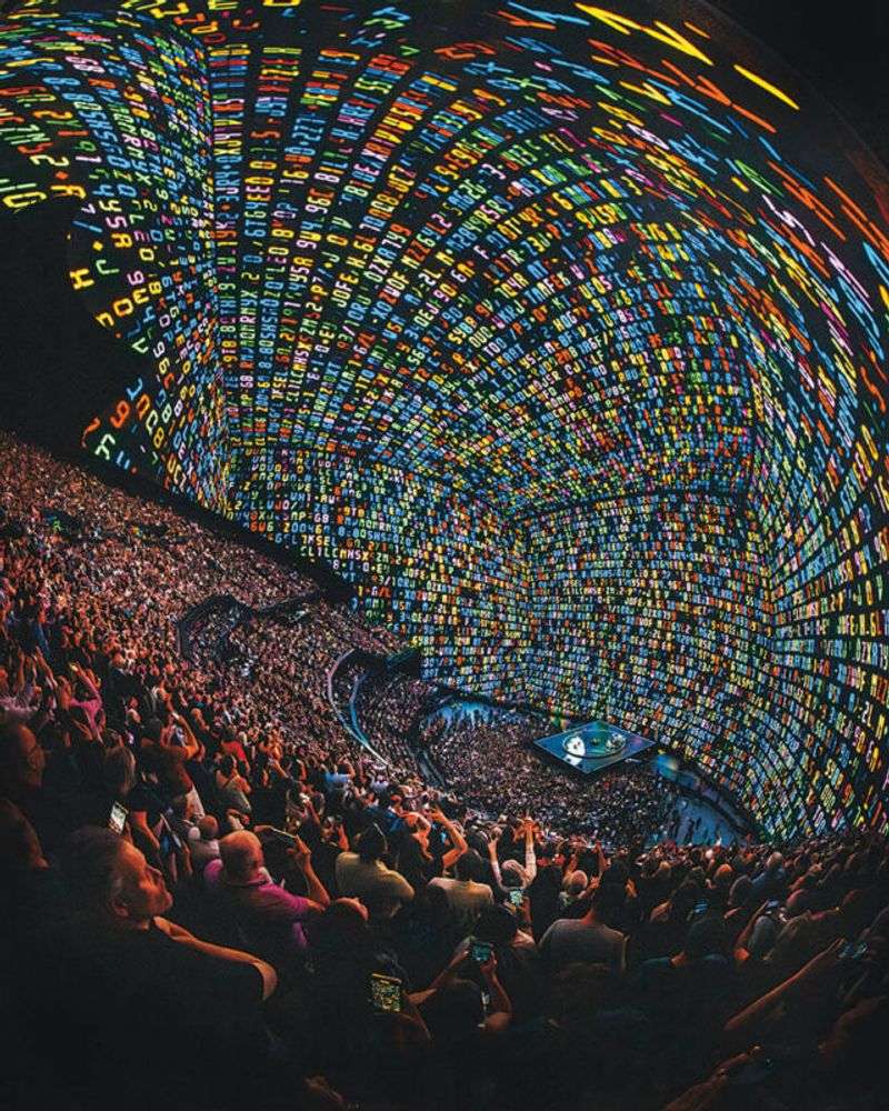 Giant Wraparound Interior Screen For Immersive Visuals