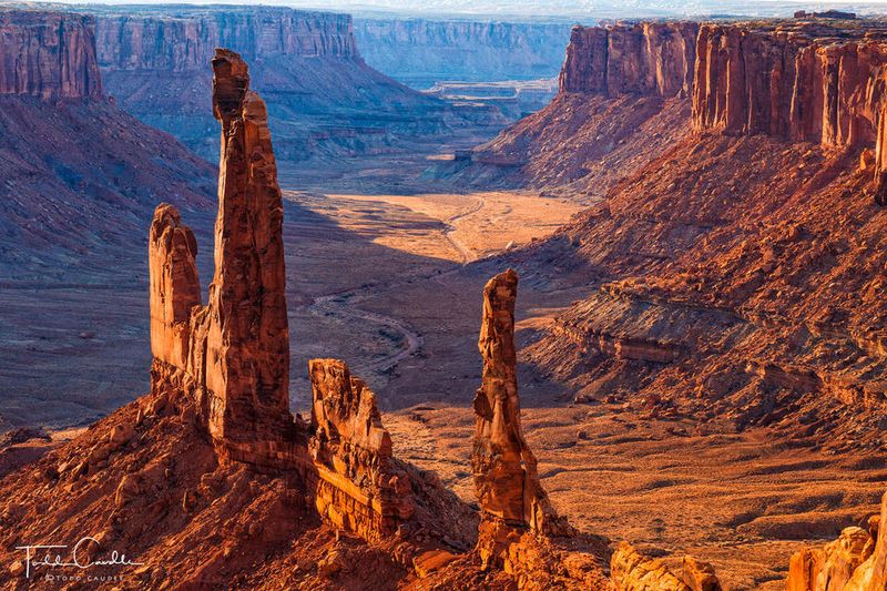 Zeus And Moses Canyonlands