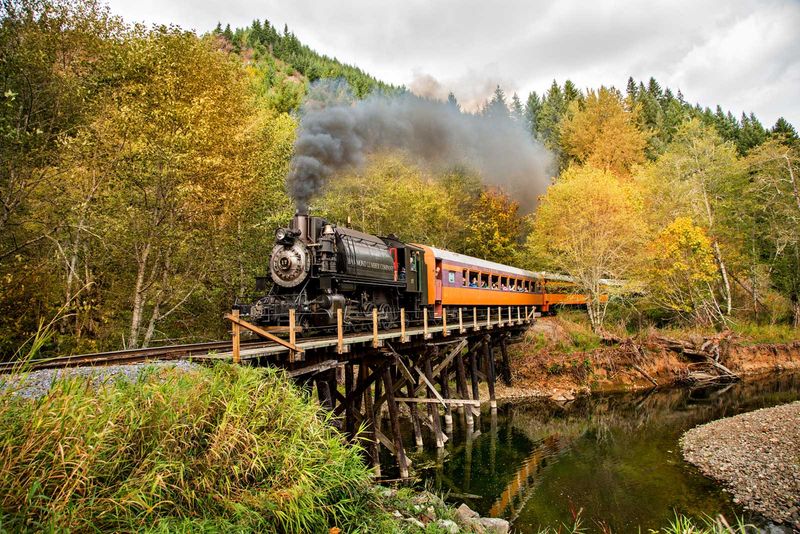 Ride the Mount Rainier Railroad in Autumn