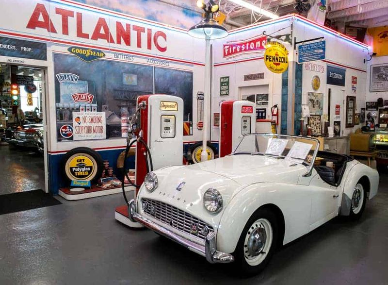 Nostalgic Service Station Recreation