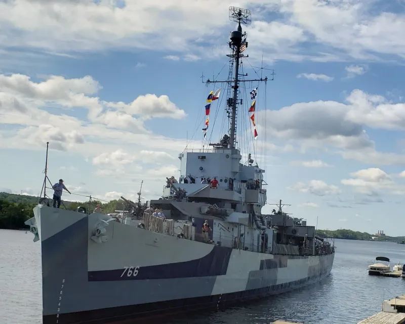 USS Slater WWII Destroyer Museum In Albany