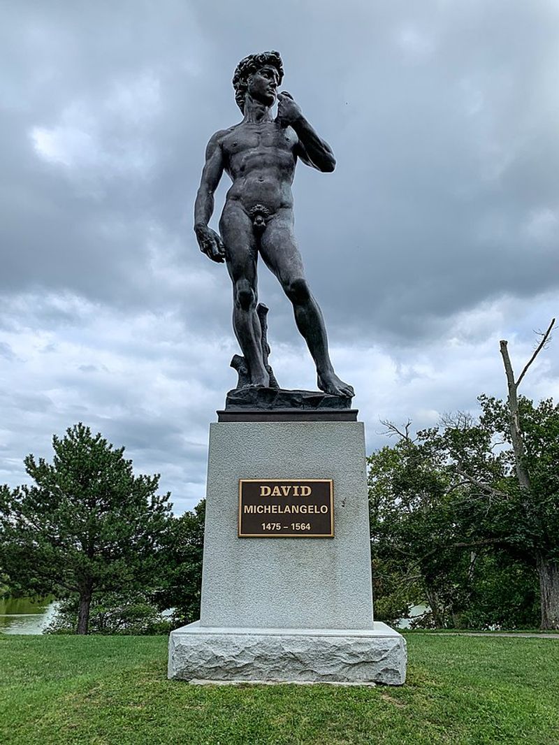 Replica Of Michelangelo's David In Buffalo